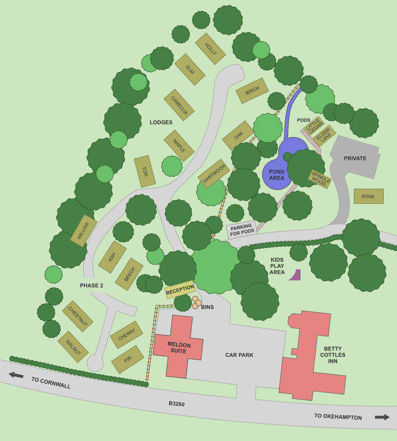 Meldon Lodge Map 2025